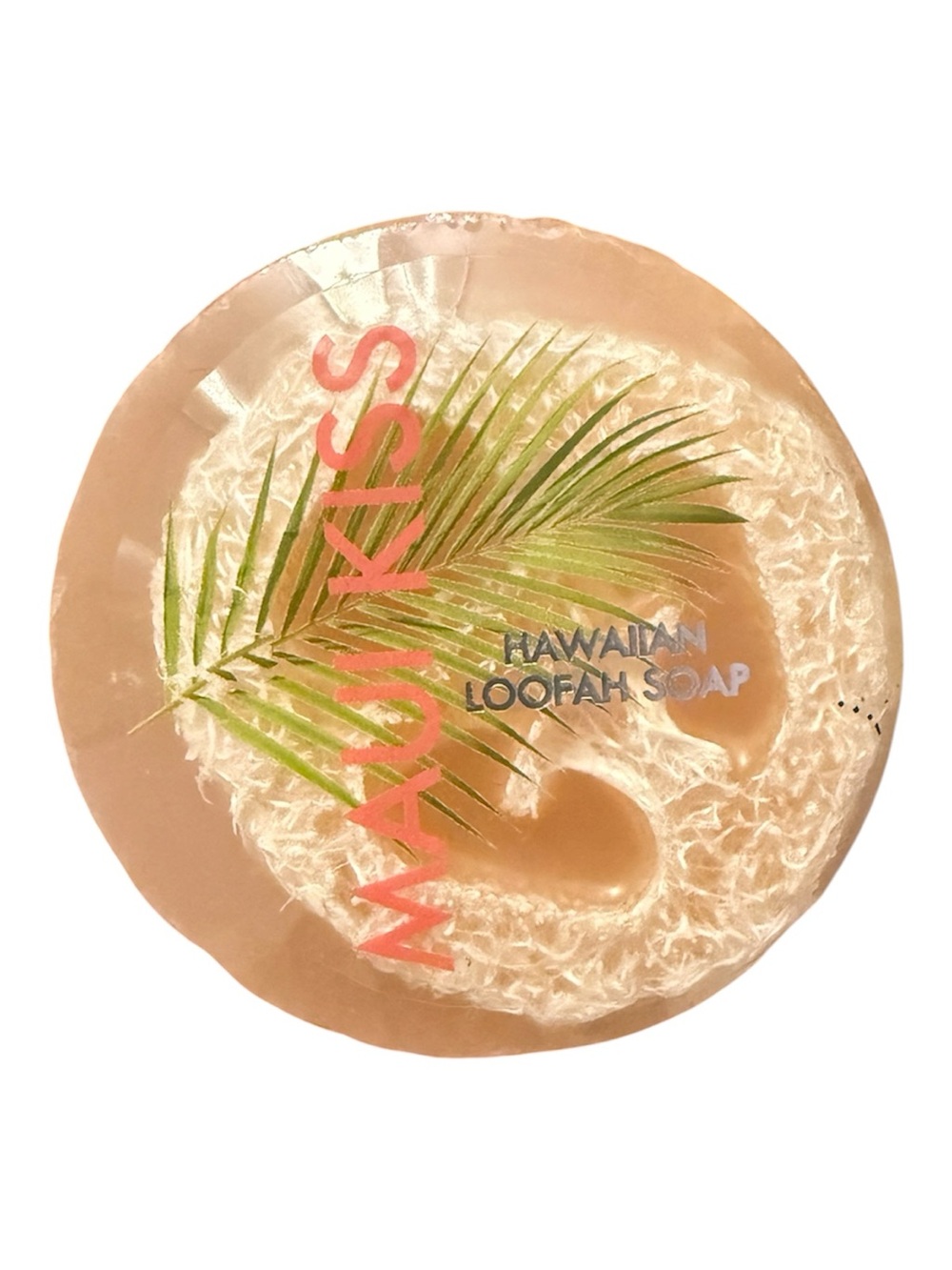 Maui KISS Hawaiian Loofah Soap - Soft Peach